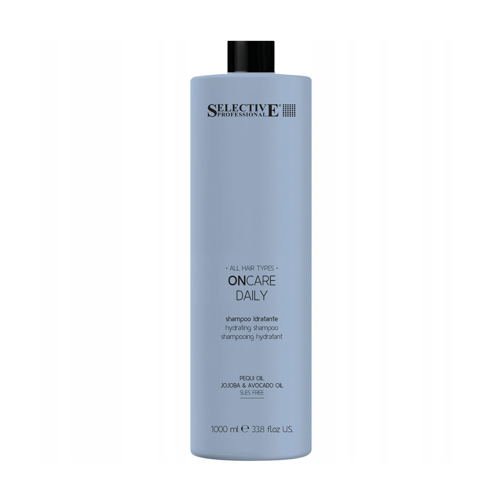 Зволожувальний шампунь Selective Professional OnCare Daily Hydrating Shampoo для сухого волосся щоденного використання, 1 л